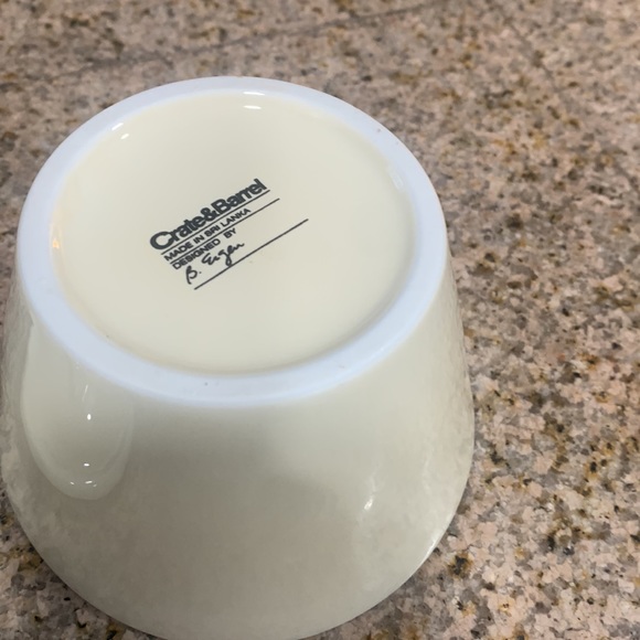 Crate&Barrel Margo Sugar Bowl - cream color - Picture 5 of 7